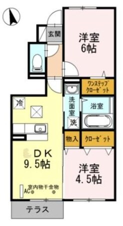 マノアールの物件間取画像